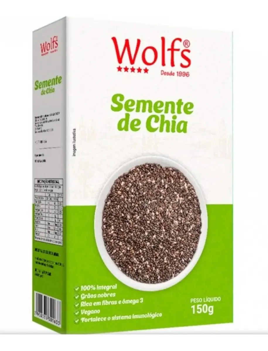 Semente De Chia 150g Wolfs