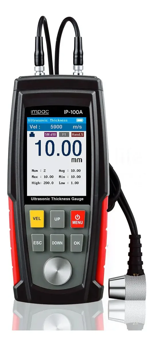 Medidor Espessura Ultrassom 225mm Impac Nr13
