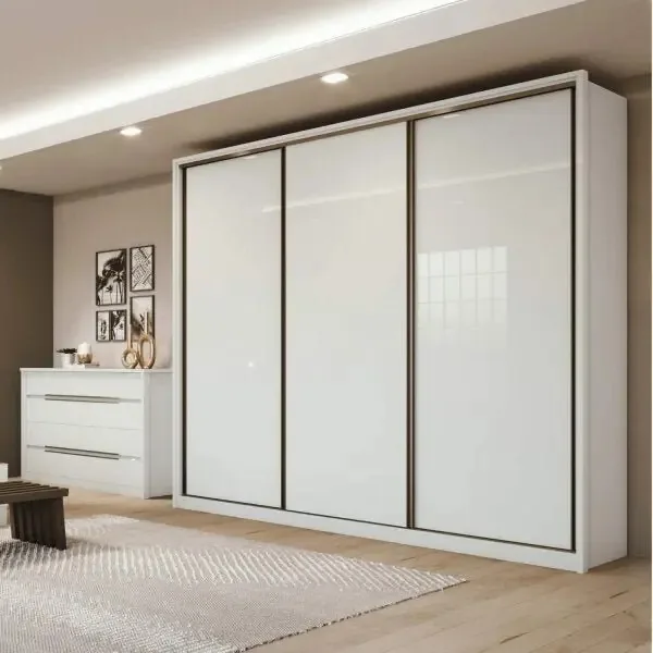 Quarto De Casal Com Guarda Roupa E Cômoda Móveis If