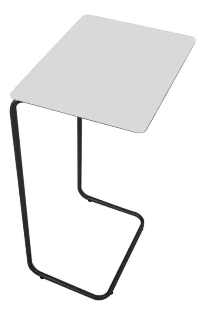 Mesa De Apoio Moderna Metalon 1,5x30x40cm - Preto