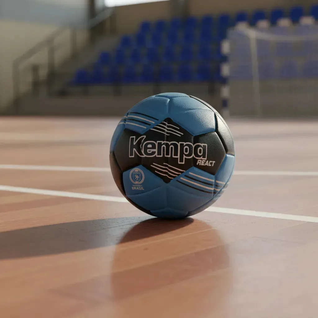 Bola De Handebol Kempa React H3 Cor Azul/Preto Tamanho da bola 3