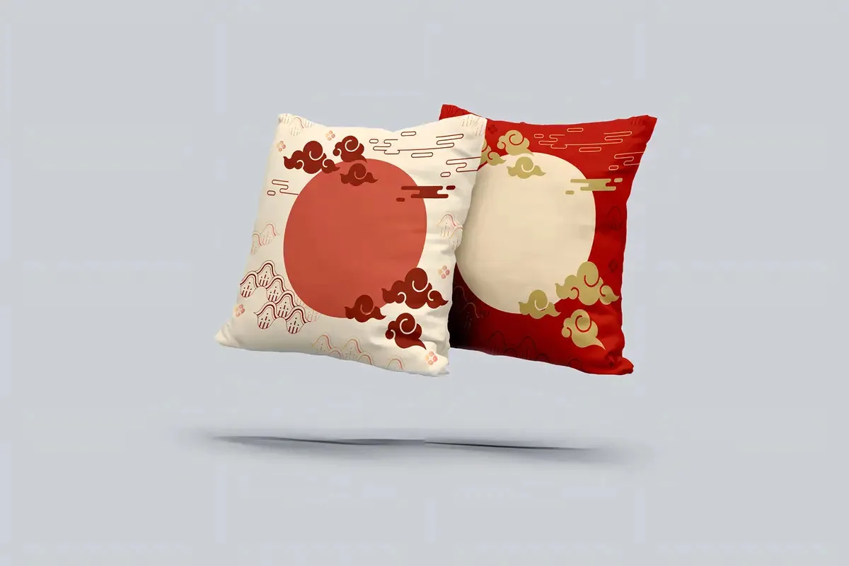 Kit 2 Almofadas Com Enchimento Oriental Cor Colorido