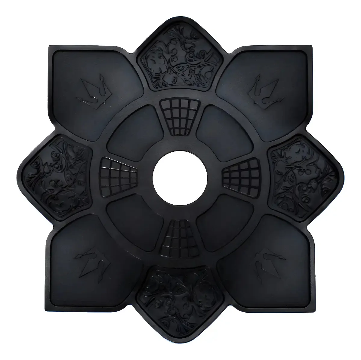 Prato Narguile Hookah King Imperial Cor Preto