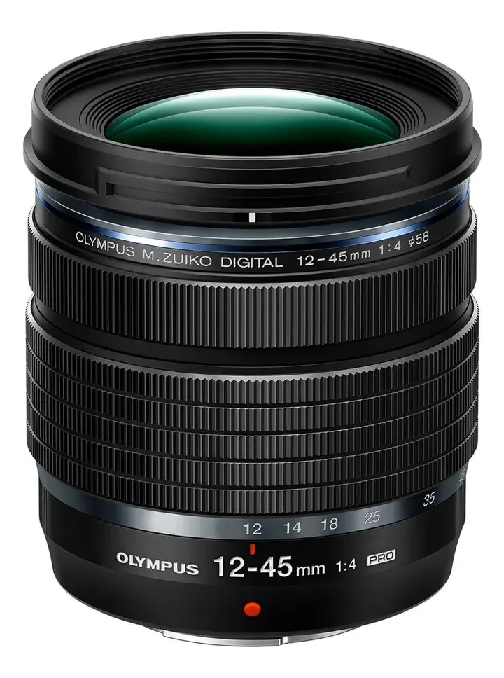 Olympus M.zuiko Ed 12-45mm F/4 Pro Lente Objetiva Preta
