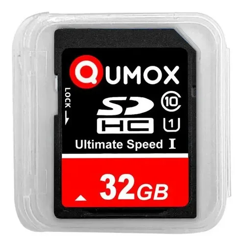 Cartão Memória Sd Qumox 32gb Ultimate Speed 80mbs E Case