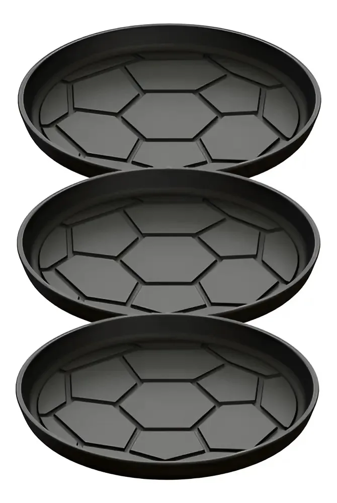 Kit 3 Chapas para Petisco Redondas de Ferro Fundido Fumil 20 cm