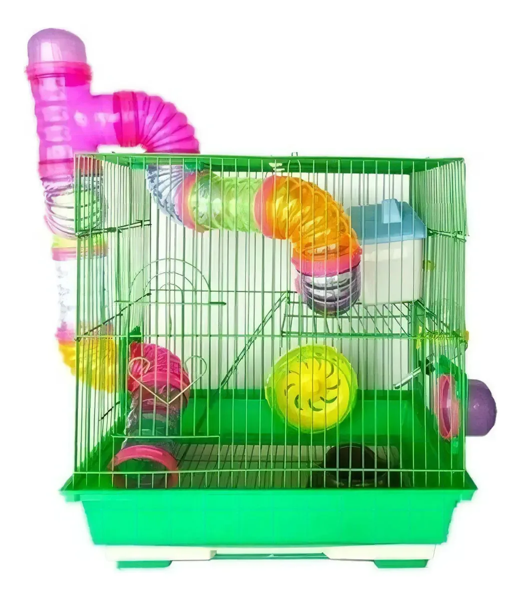 Gaiola Túnel Labirinto Multicolorido Para Roedores Hamster