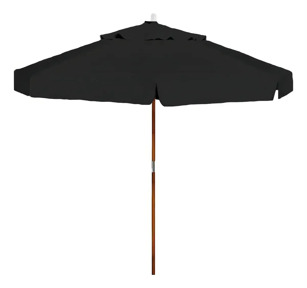 Guarda-sóis Central Sungap 300C- preto com desenho liso