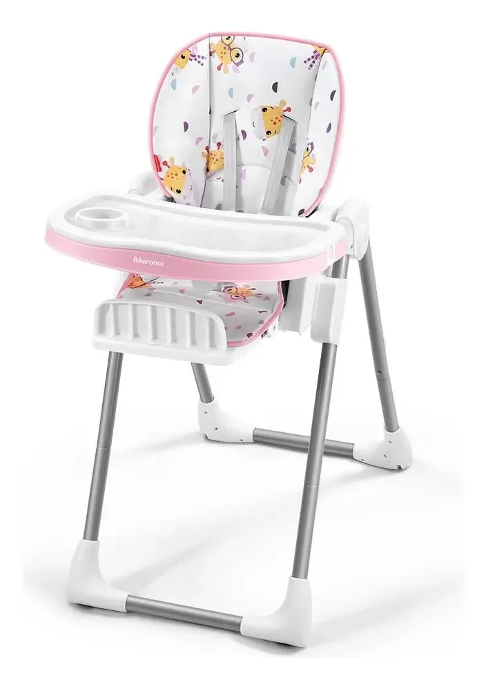 Cadeira Alta De Alimentação Chefs Chair Multikids Rosa -BB314