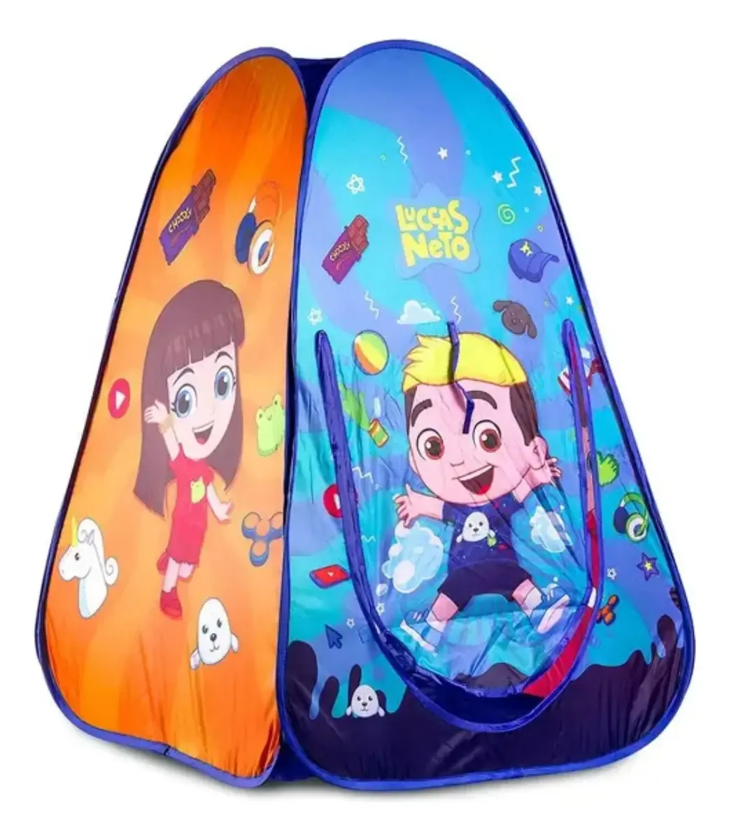 Barraca Multikids Luccas Neto Tenda Infantil Dobrável Resist