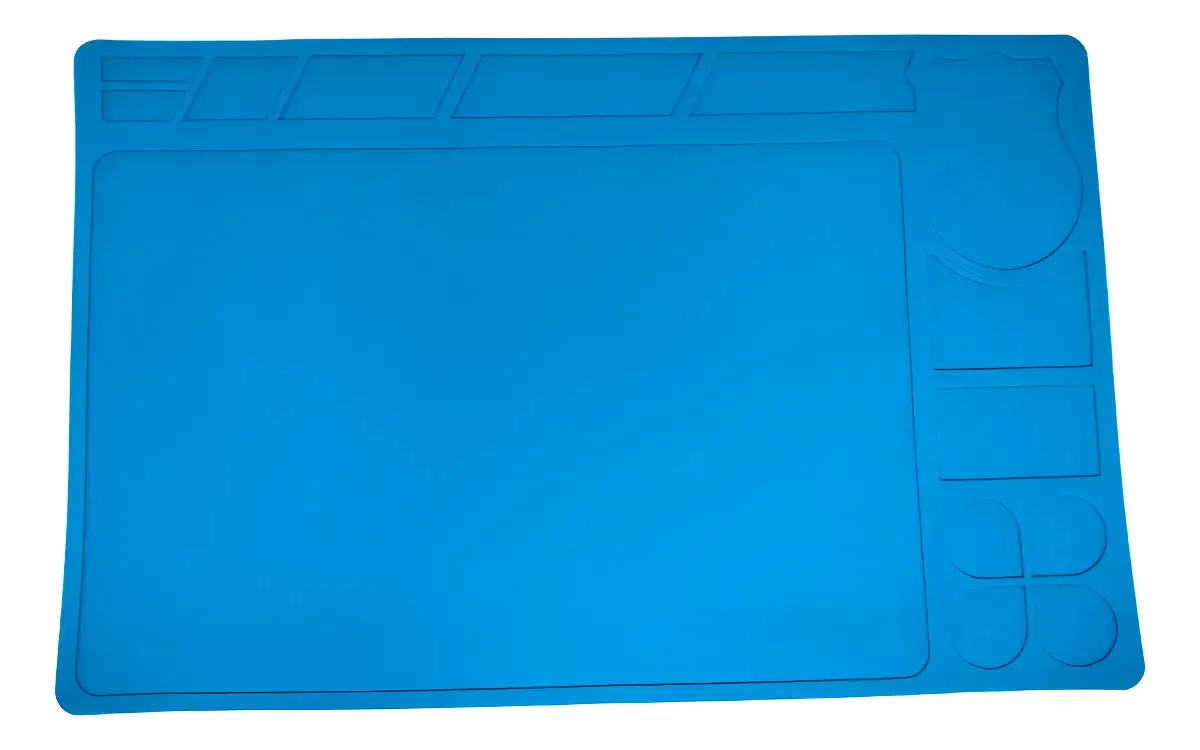 Manta Antiestática Silicone 33cm x 21cm Espessura 3mm Bancada Celular