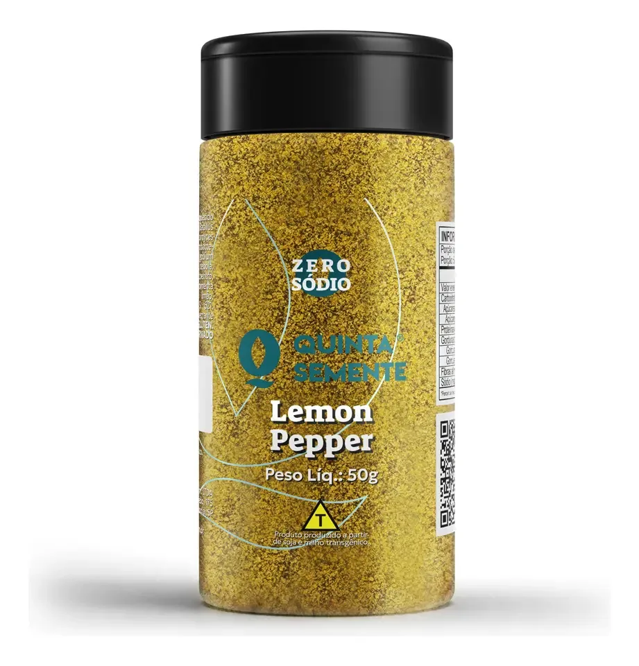 Tempero Lemon Pepper Zero Sódio 50g