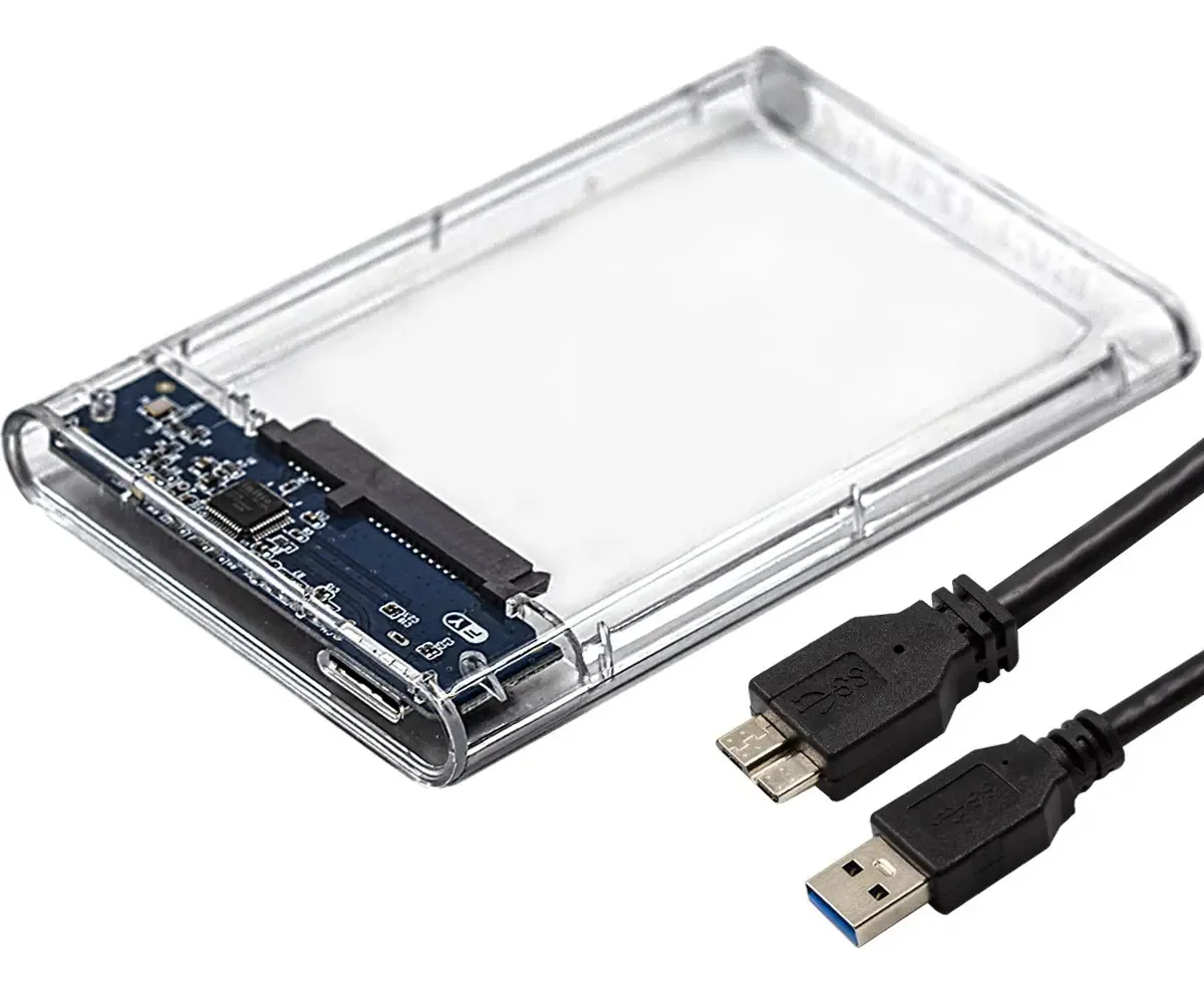 Case Capa Gaveta para HD Externo Sata 2.5" USB 3.0 Computador Notebook 6gbps