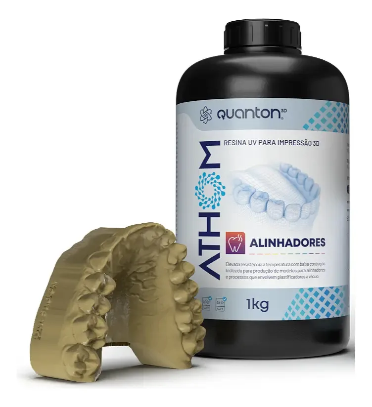 Resina Quanton3d Alinhadores 1kg Cor Ocre