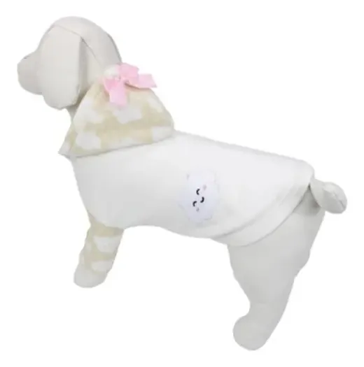 Casaquinho Para Pet Nuvem Bege - Tam Gg