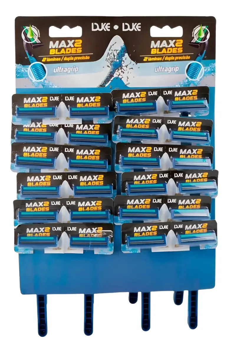 Aparelho De Barbear Com 2 Lâminas 24 Unidades Marca Duke
