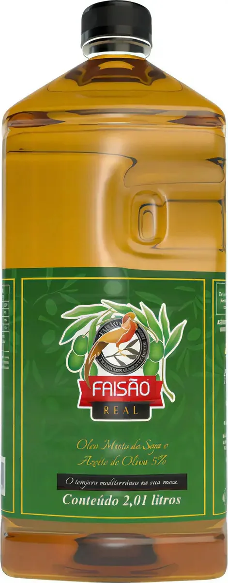 Óleo Misto De Soja E Azeite De Oliva 5% Faisão Real 2,01l