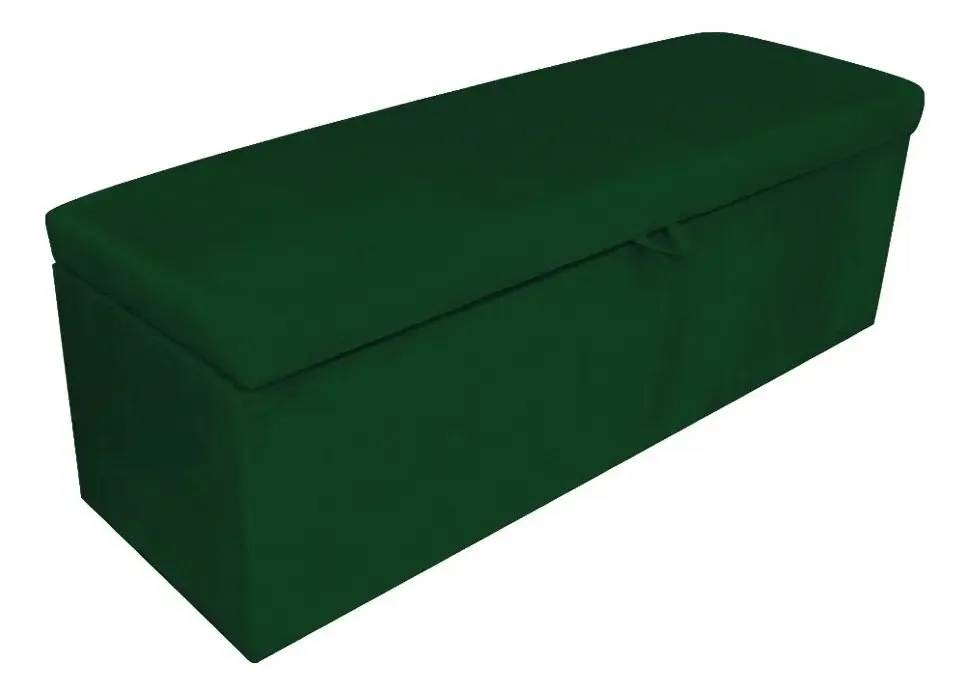 Calçadeira Baú Clean 0,90 Suede D'rossi Cor Verde
