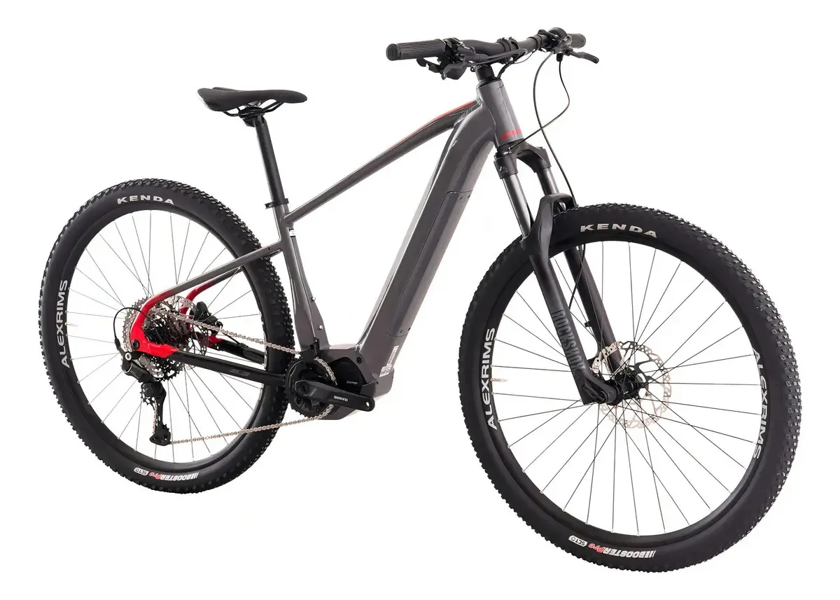 Oggi 8.3 EP6 CUES 11V 2024 cor cinza e vermelho bicicleta eletrica assistida