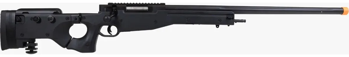 Airsoft Rifle Sniper Cyma Cm706 Fullmetal Mola 6mm Preto 6 Mm
