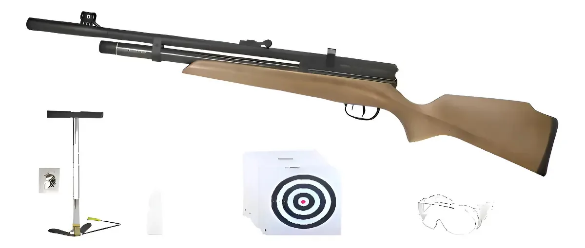 Carabina Rossi Beeman 1332 Raider Madeira 6.35mm Bomba Pcp