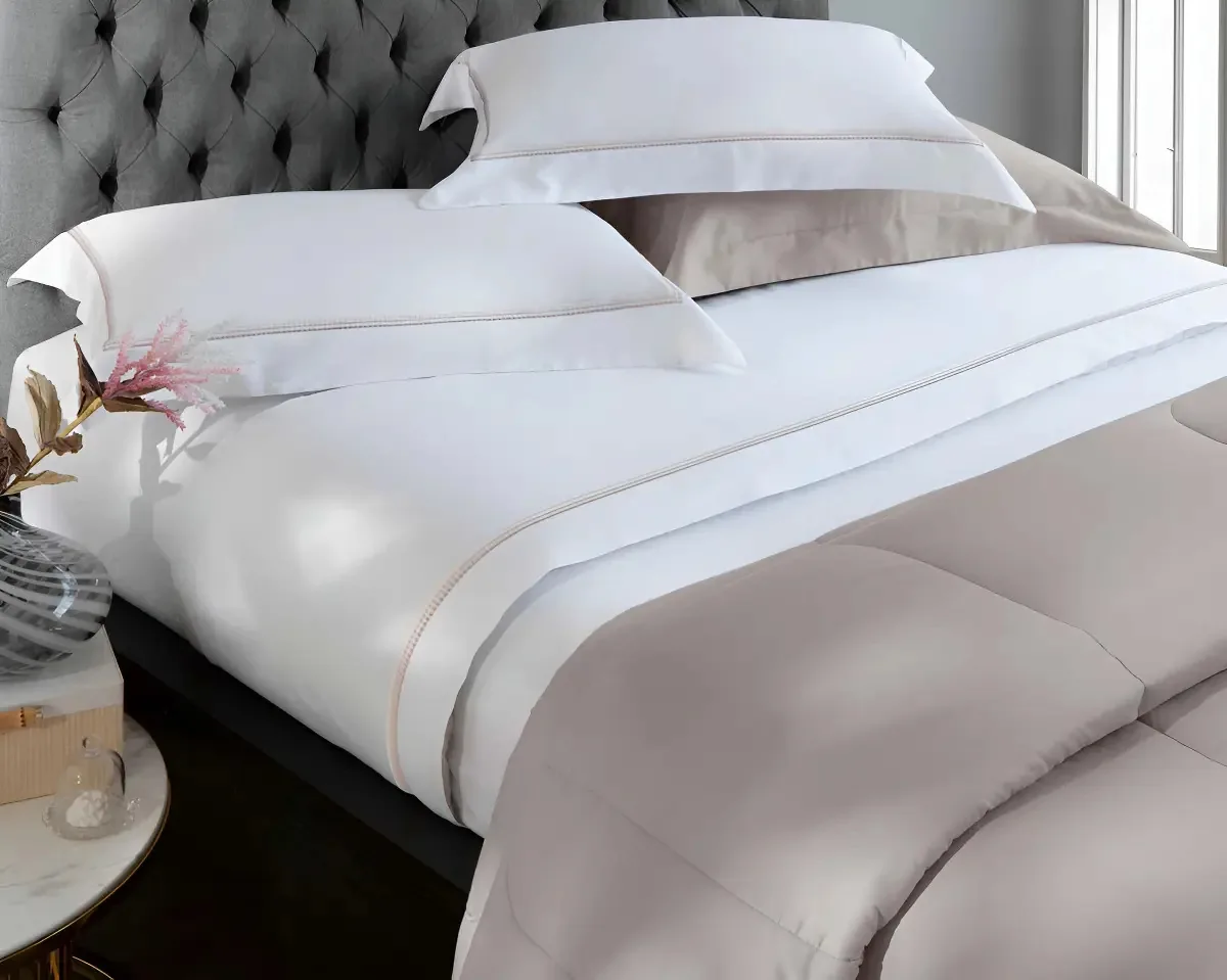 Jogo Cama 4 Peças Queen Bordado Dubai Branco/roses Kacyumara