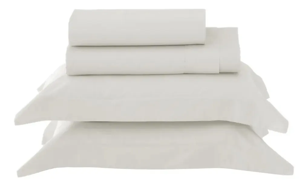Jogo Cama 300 Fios Satinée Kacyumara Off White Tamanho Casal