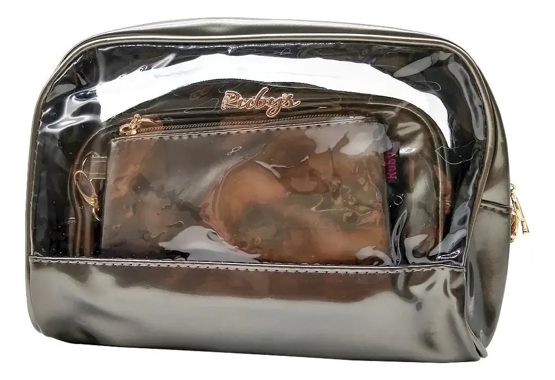 Kit Necessaire Ruby´s Cinza
