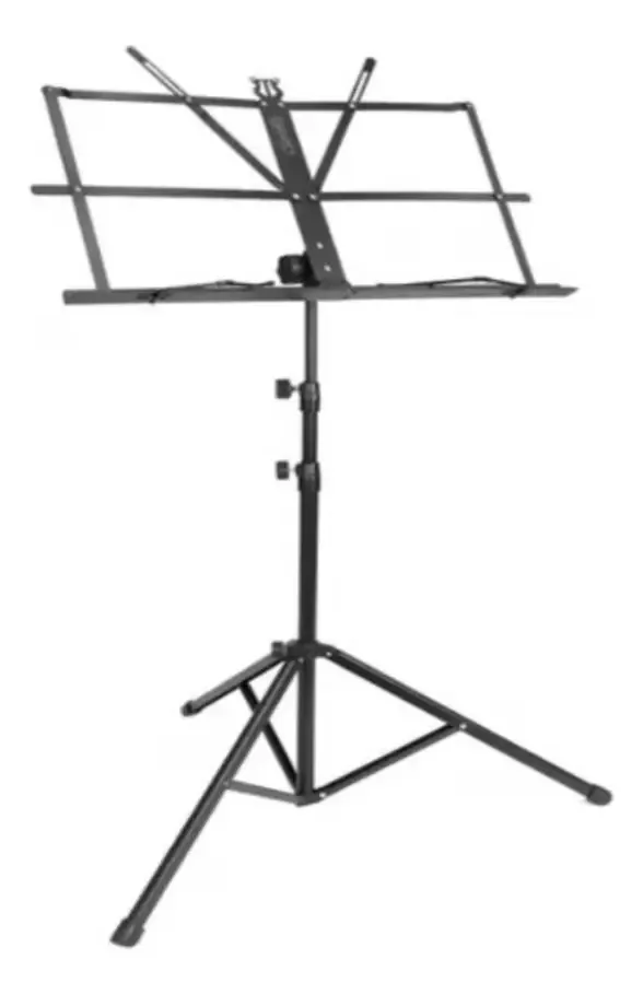 Estante Partitura Tonante Dobrável Aço Ajustável + Bolsa 67-162cm