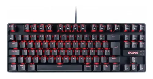Teclado Mecânico Gamer Pcyes Neron TKL Switch Outemu Red