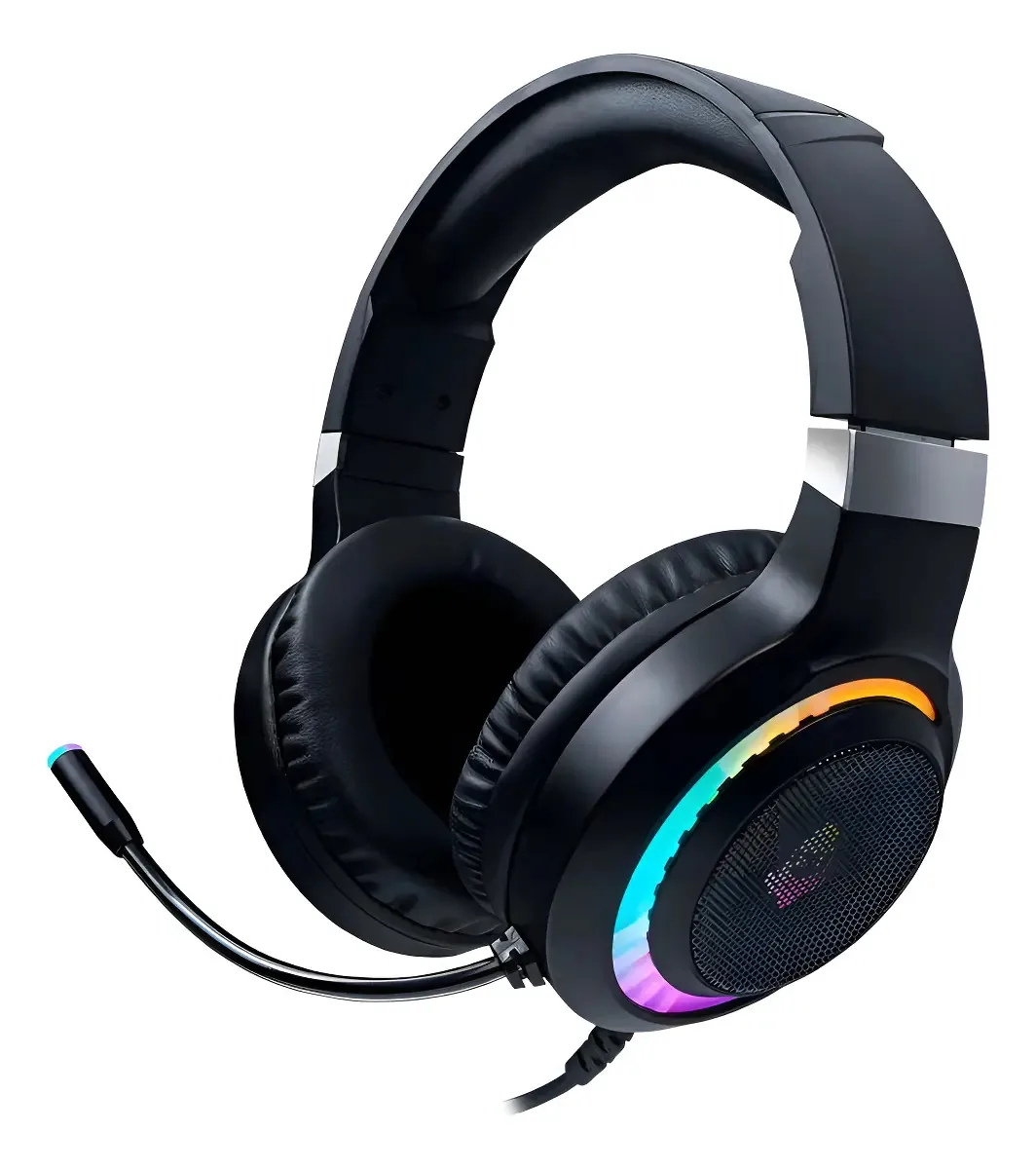 Headset Gamer Mancer Twilight Rgb Drivers 50mm Cor Preto