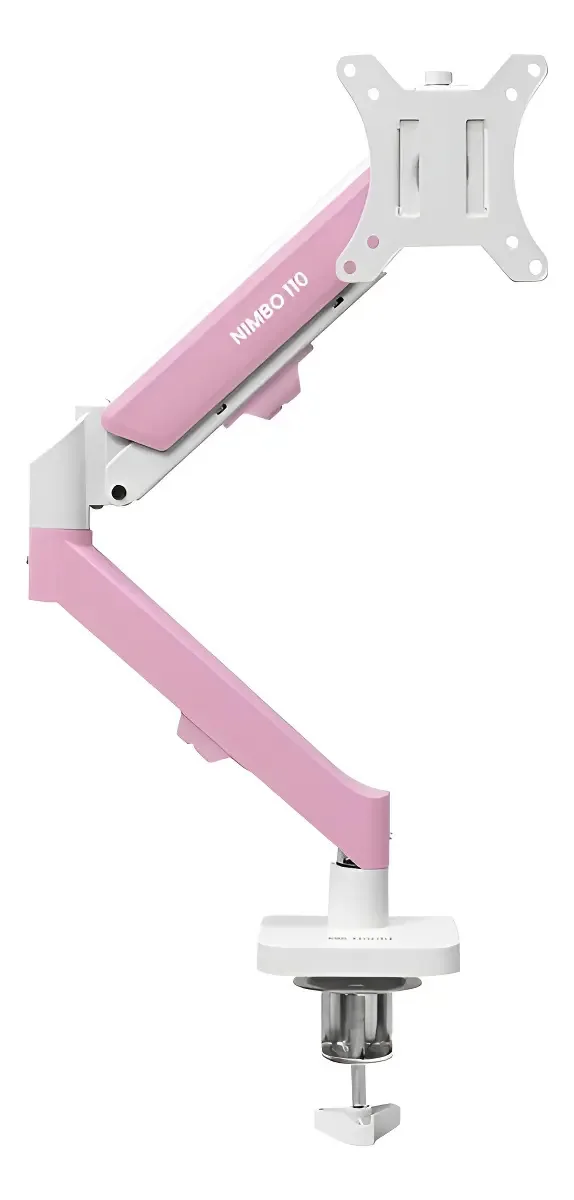 Suporte Articulado Para Monitor Zinnia 110 Soft Pink Edition Rosa