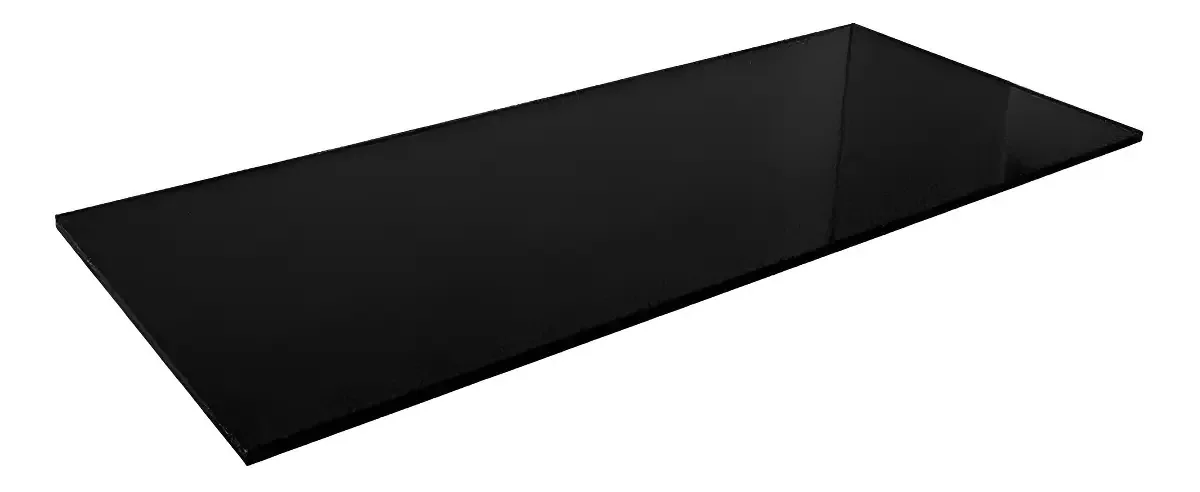 Tampo Balcão Gabinete De Cozinha 120cm Mdp Preto Onix