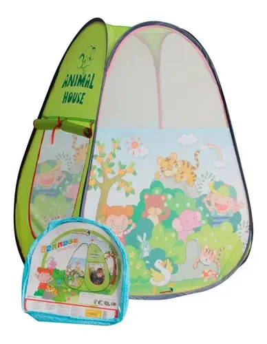 Barraca Tenda Infantil Importway Com Bolsa Transporte Verde