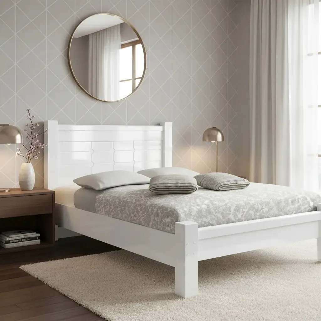 Cama Imperial Casal Branco