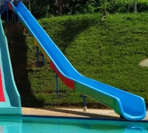 Escorregador Toboágua Kamikaze 20m Parque, Hotel Clube, Cor Azul-turquesa