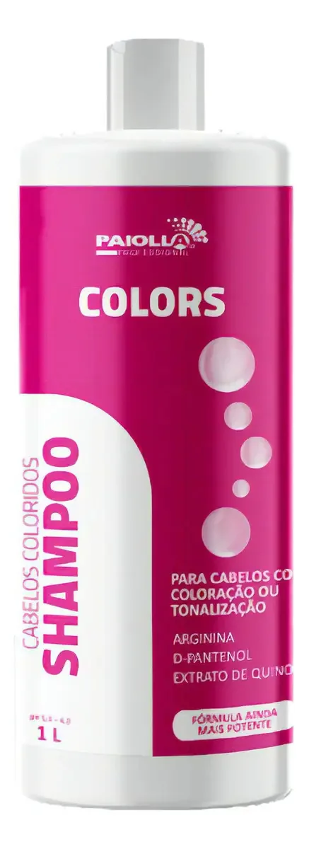 Shampoo Para Cabelos Coloridos Colors Paiolla 1l