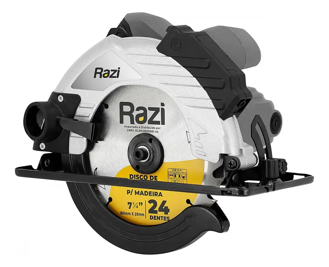 Serra Circular Razi 1400w Cinza