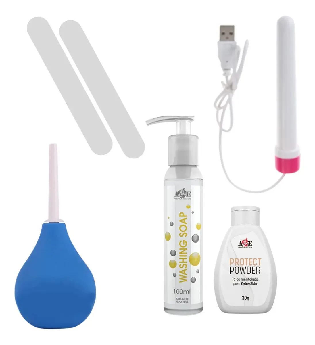 Kit Limpeza Aquecimento Boneca Sexual Masturbador Masculino
