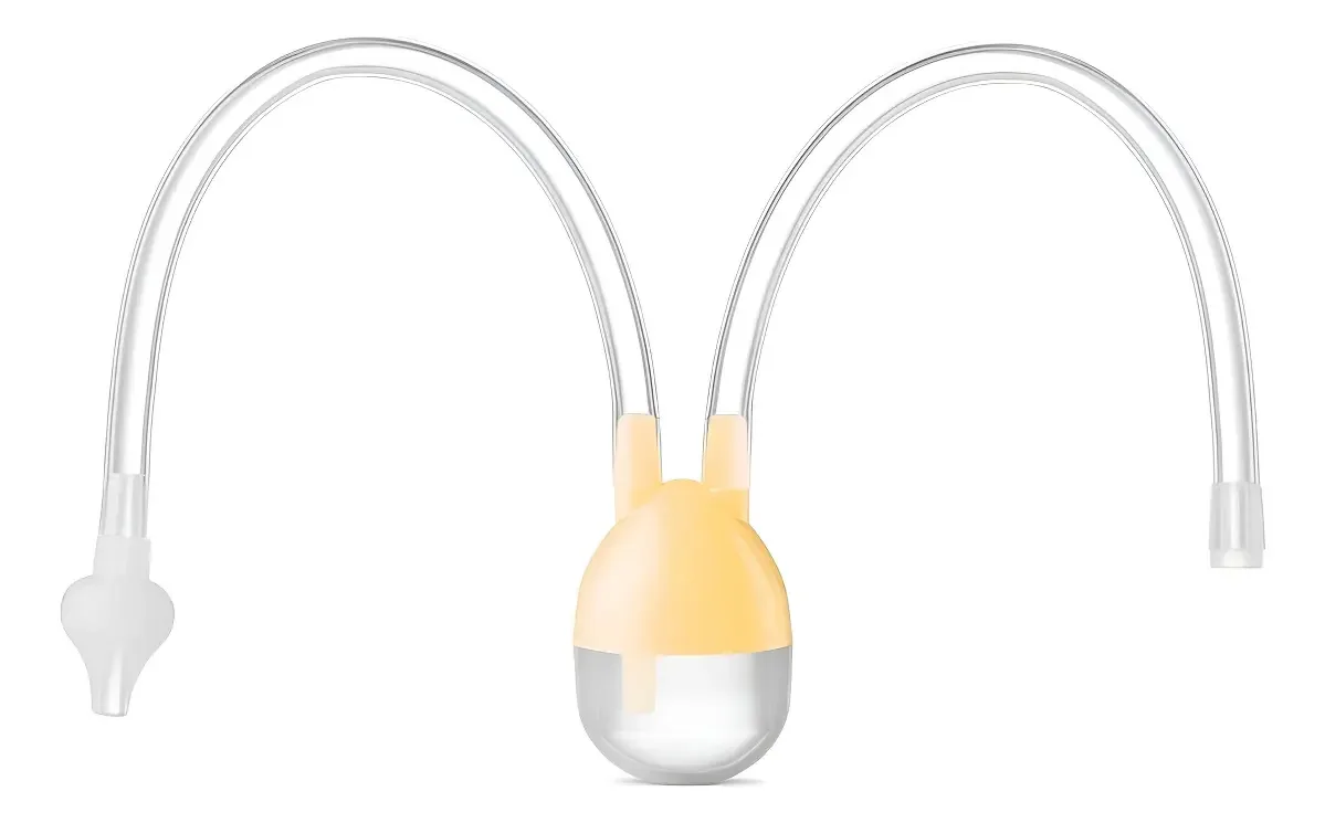 Aspirador Nasal Manual de Silicone Sem BPA Para Bebê - Kit com 3 MBBIMPORTS