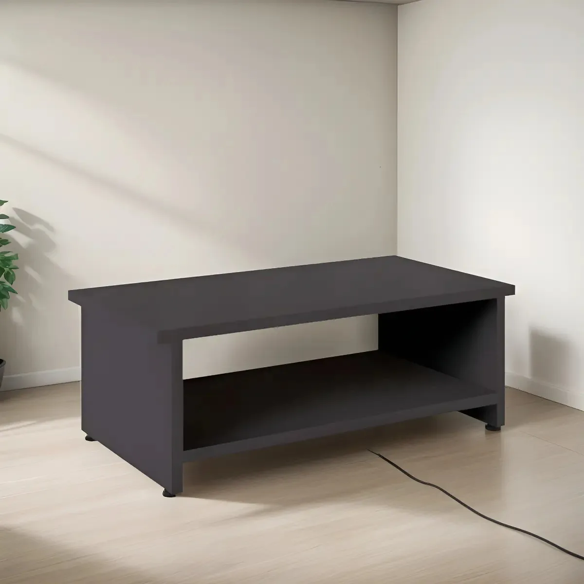 Mesa De Centro Module Preta Cor Preto