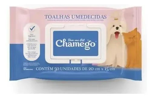 Lencos Umedecidos Chamego 50unidades 20cmx15cm