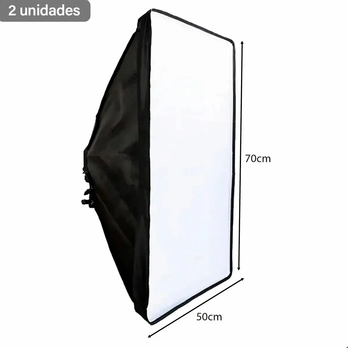 Kit De Iluminação 2x Softbox Estúdio + Tripé Girafa E Bolsa