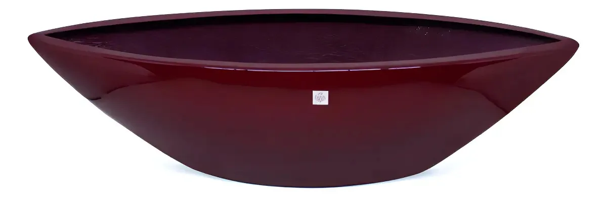 Vaso Decorativo Barca Vermelho Lira 17x63x17 Cm - D'rossi