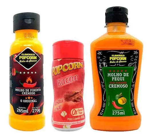2 Molhos 1 Tempero: Pimenta, Pequi Com Pimenta E Bacon