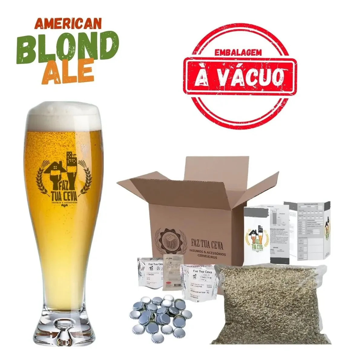 Kit De Insumos Receita Cerveja Artesanal Blond Ale 20 Litros
