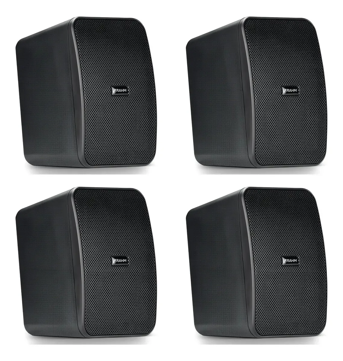 Caixa De Som Frahm Cs4 Preta - Kit Com 4 Caixas