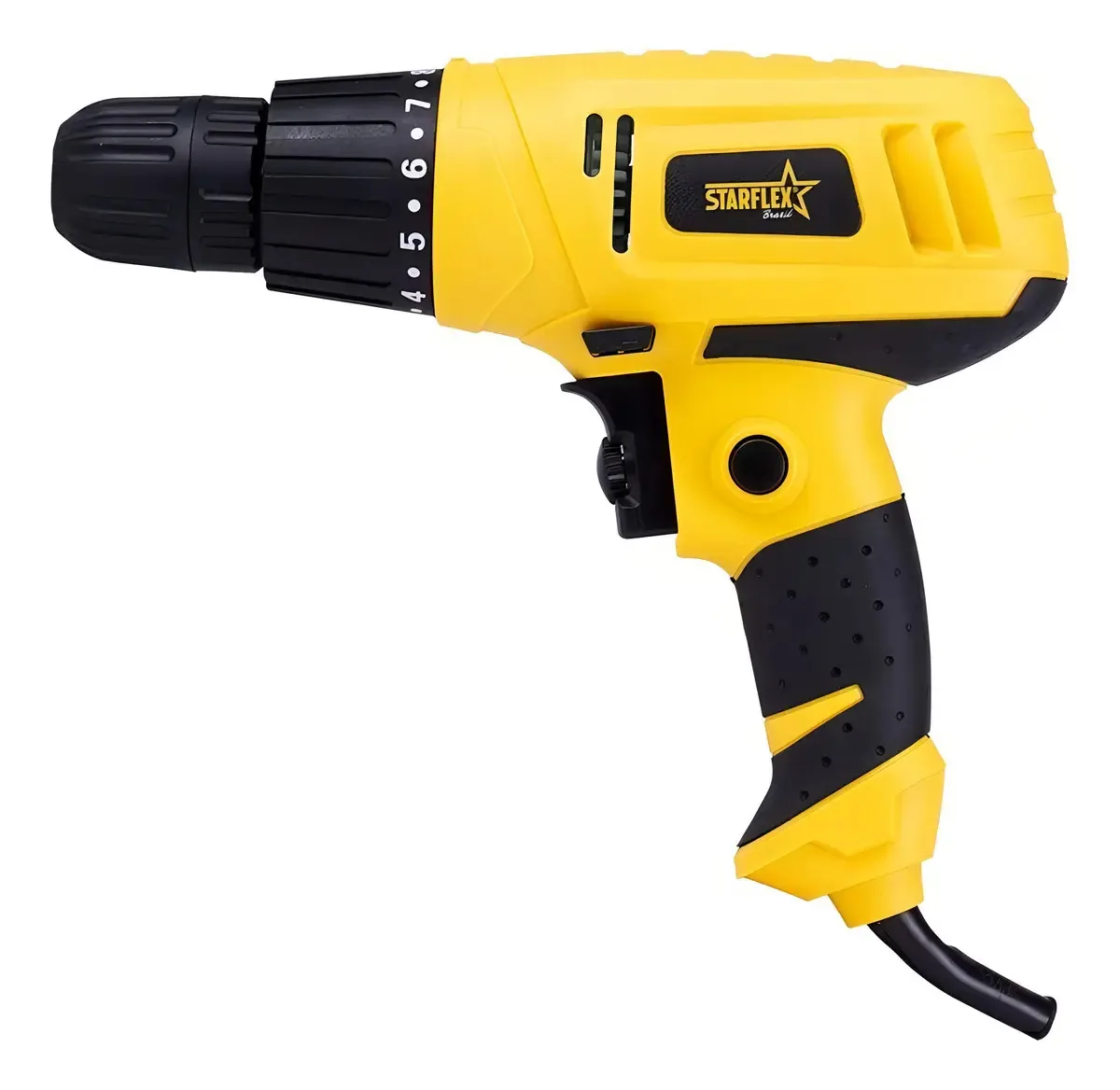 Furadeira Parafusadeira Elétrica Starflex FPS4000 350W Amarela