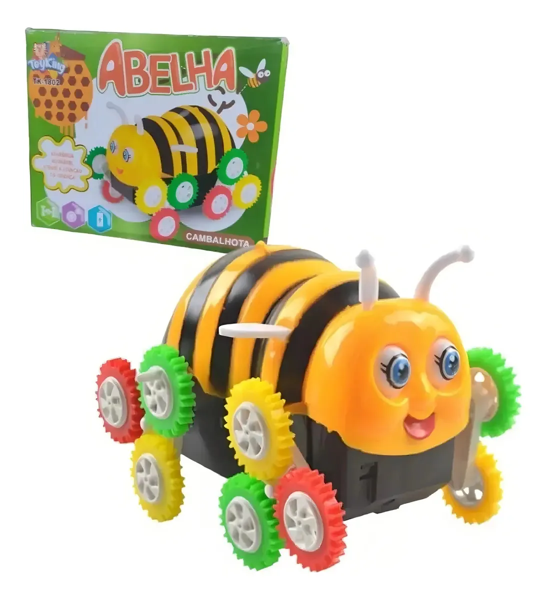 Brinquedo De Criança Carrinho Maluco Abelha Cambalhota