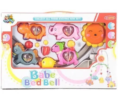 Móbile Giratório Berço Brinquedo Bebê Bichos Musical